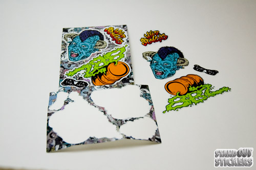 8-Bit Zombie Custom Sticker Sheets