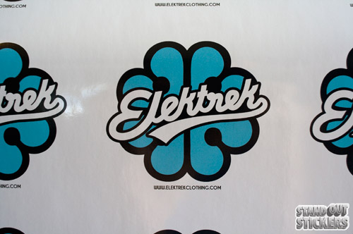 Elektrek Clothing Die Cut Stickers