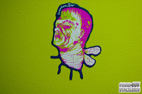 Frankenbee Die Cut Stickers