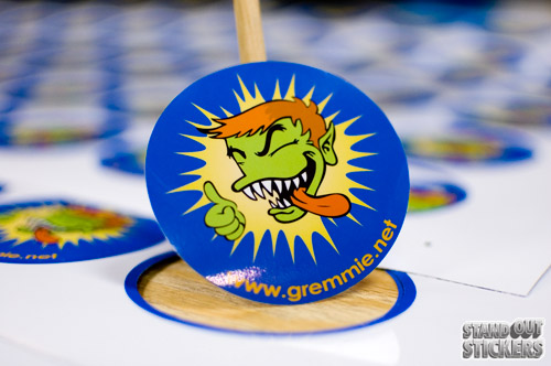 Gremmie Stickers being printed