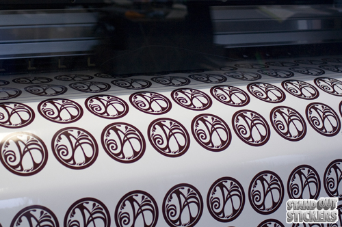 die cut circle stickers