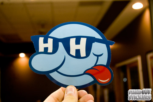 Happy Hour Shades Die Cut Logo Stickers