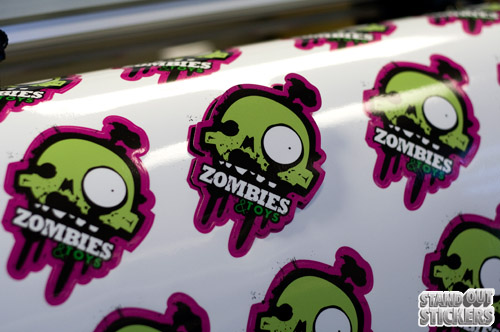 Zombies & Toys Die Cut Stickers