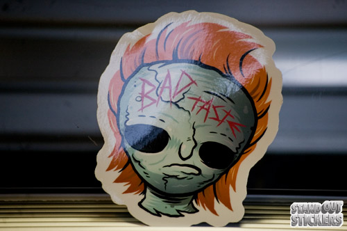 Bad Taste Die Cut Stickers