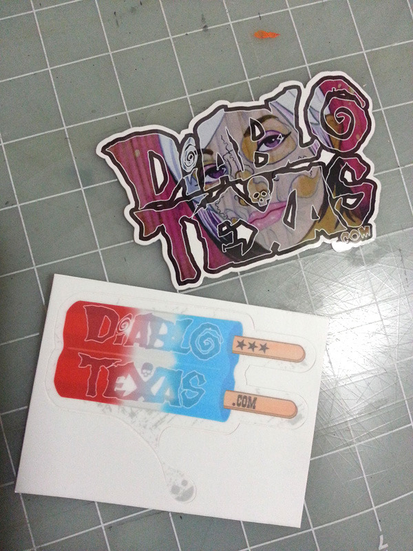 Diablo Texas Custom Stickers