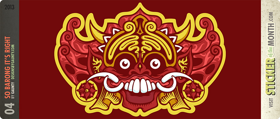 So Barong It's Right by Gaunty - Sticker of the Month