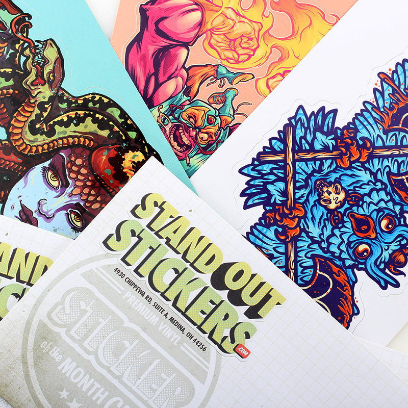 Sticker of the Month Club - Custom Stickers, Die Cut Stickers, Made In USA