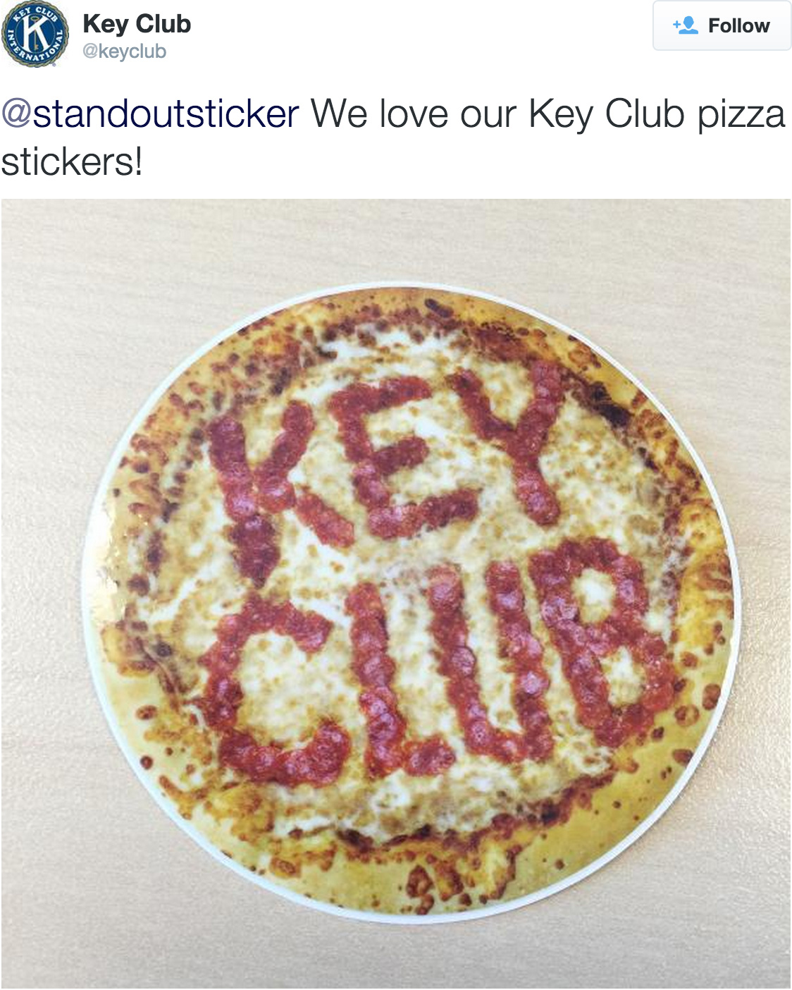 Custom Stickers for Key Club
