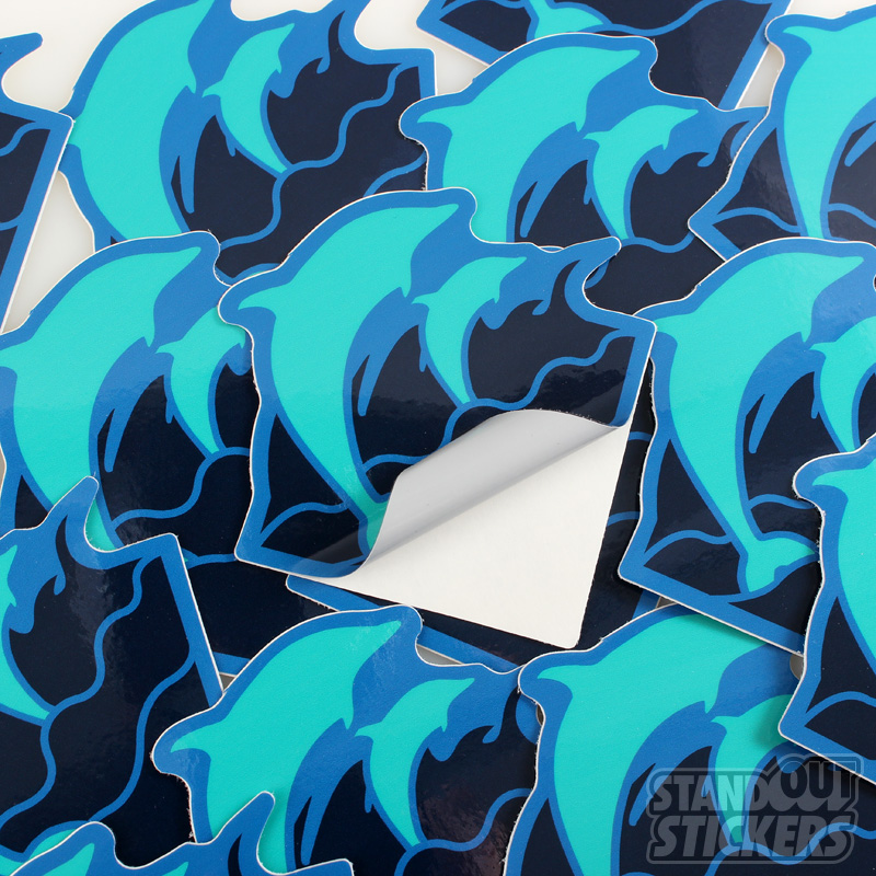 Die Cut Stickers for Pink Dolphin Clothing