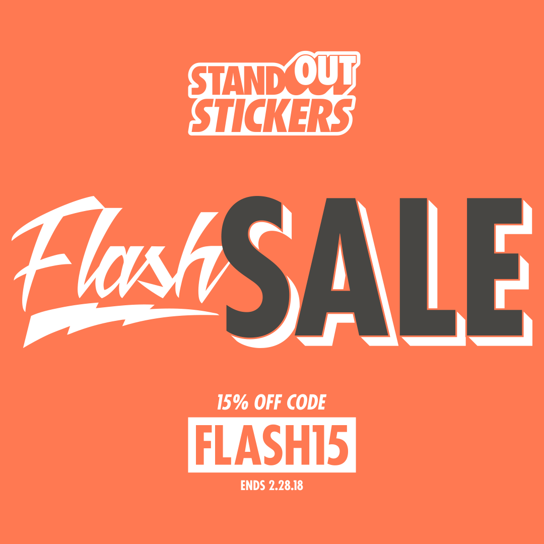 15% Off Custom Stickers