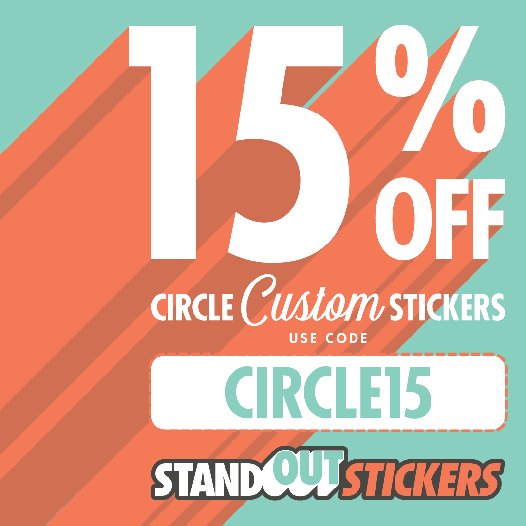15% OFF Circle Stickers