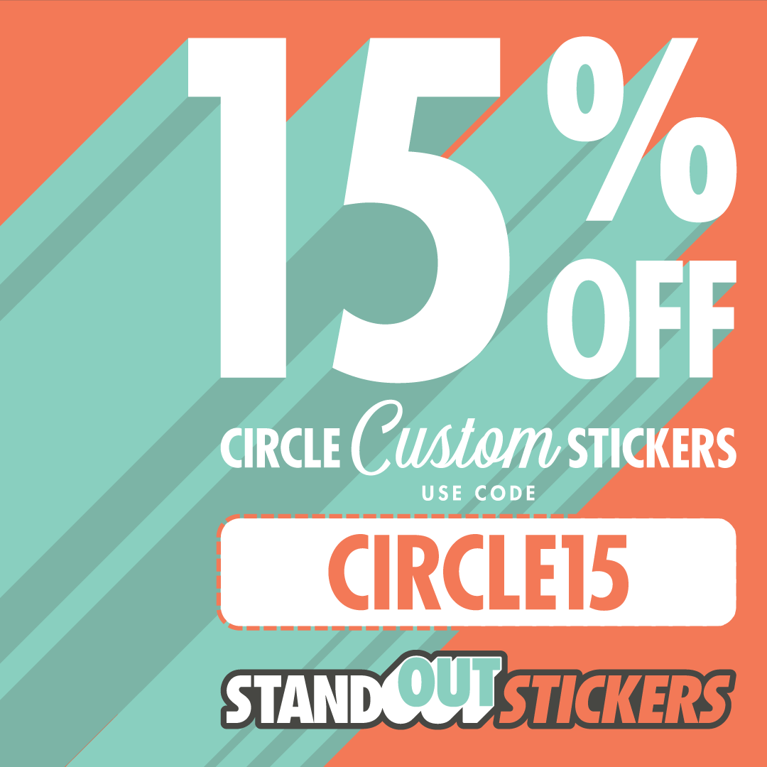 15% OFF Circle Stickers