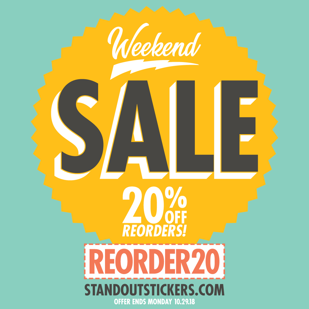 20% OFF Reorders