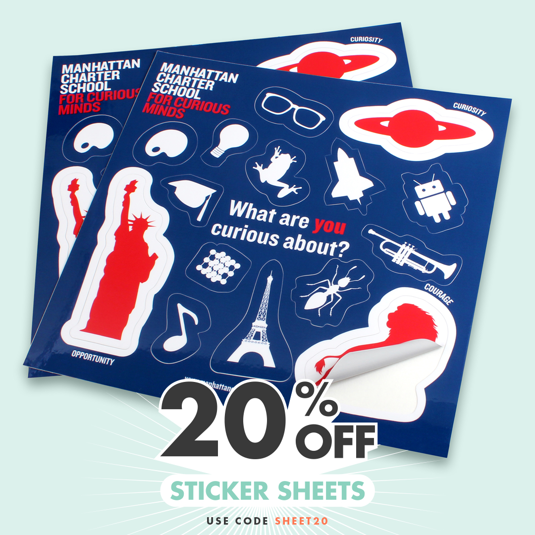 20% OFF Sticker Sheets at StandOut Stickers with code SHEET20