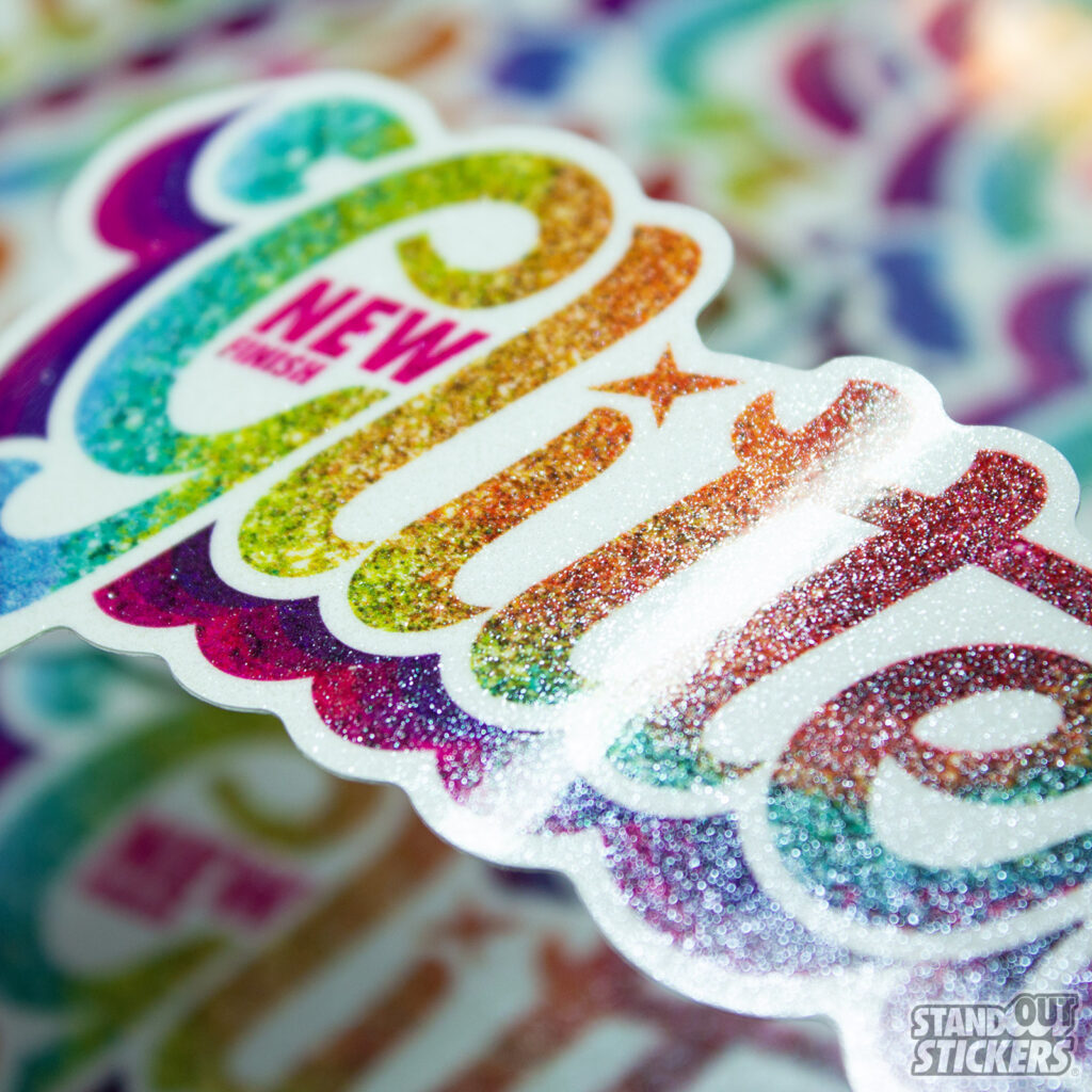 Custom Glitter Stickers