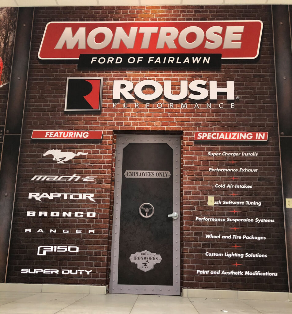 Montrose Ford Fairlawn Custom Wall Graphic