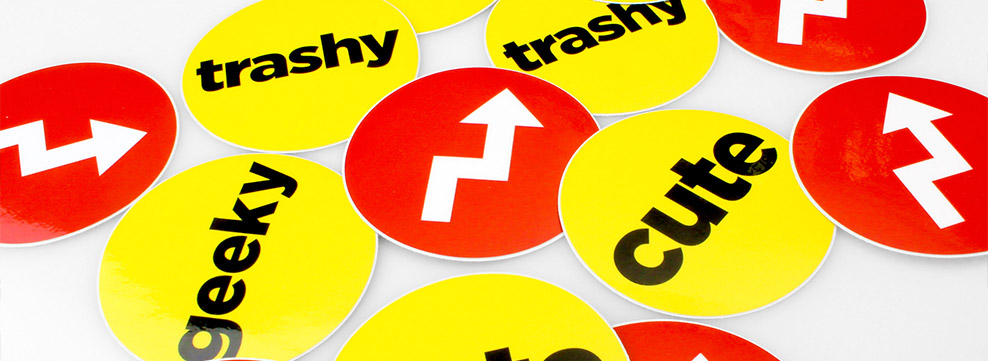 Buzzfeed Circle Laptop Stickers