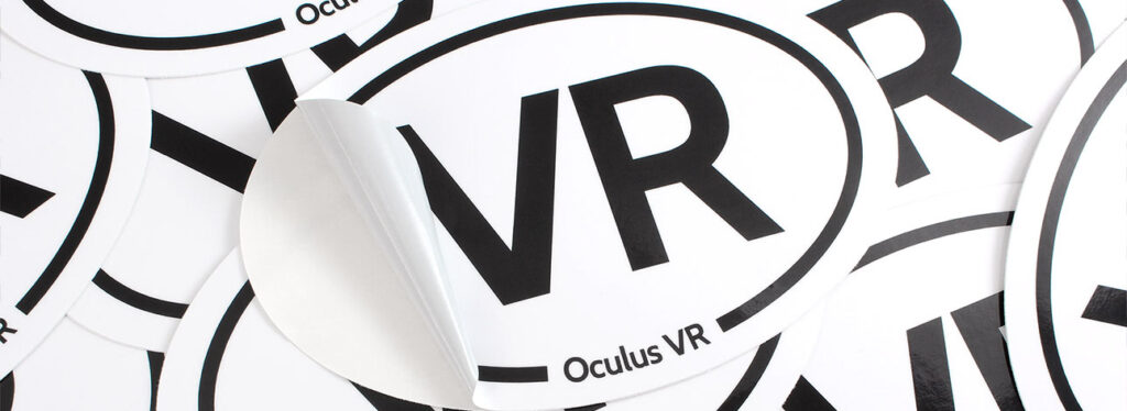 Oval Stickers for Oculus VR