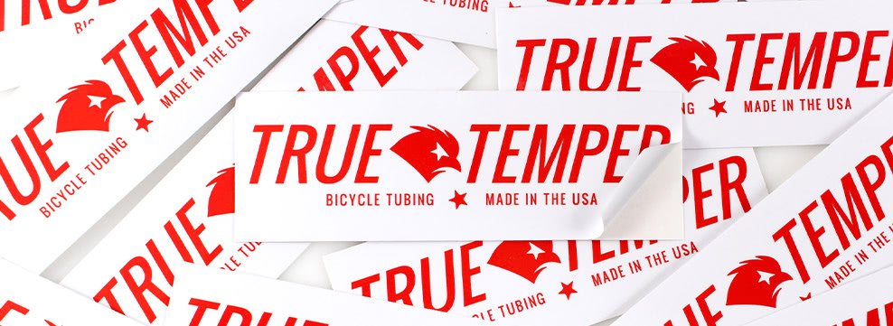 True Temper Bicycle Tubing Outdoor Stickers