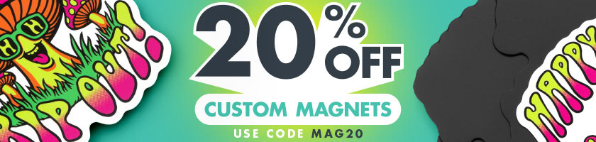 20% OFF Flexible Custom Magnets with code MAG20 for a limited time