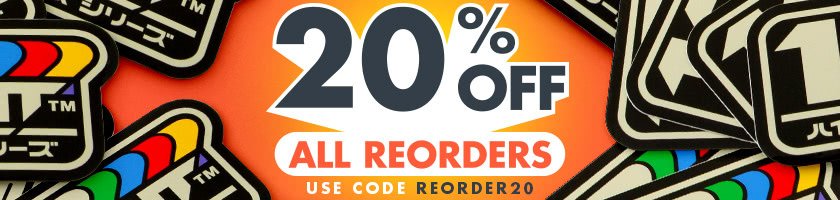 20% OFF Reorders at StandOut Stickers with coupon REORDER20 for a limited time!