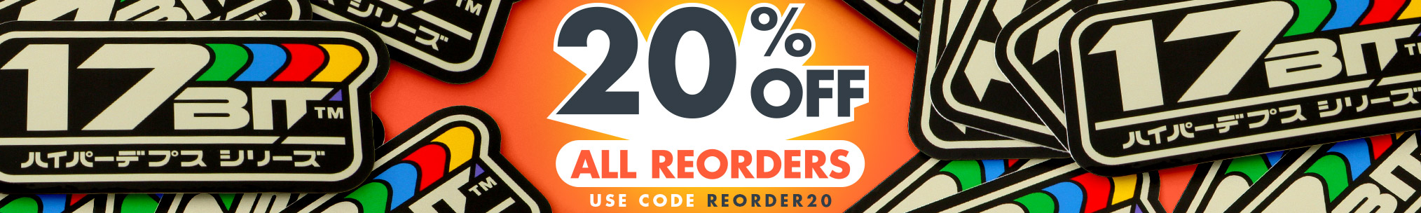 20% OFF Reorders at StandOut Stickers