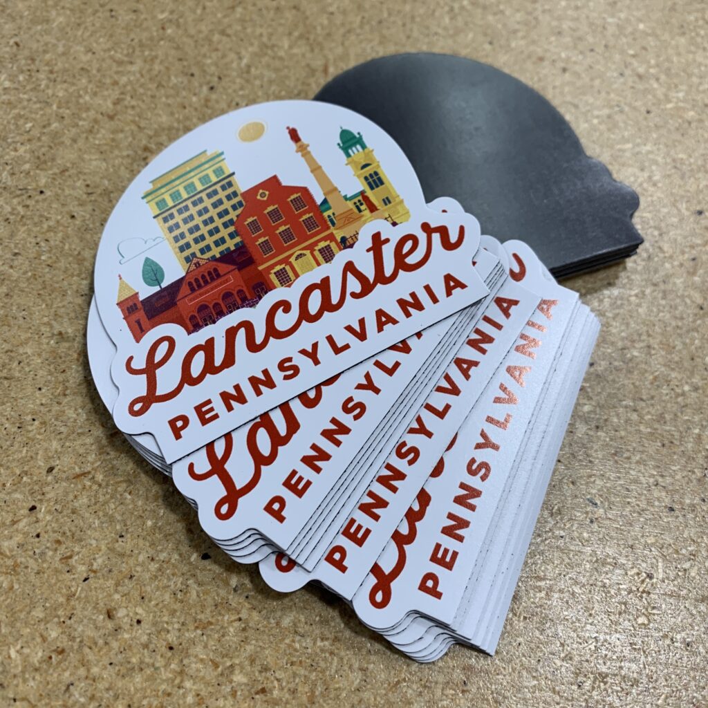 Lancaster Pennsylvania Die Cut Magnets