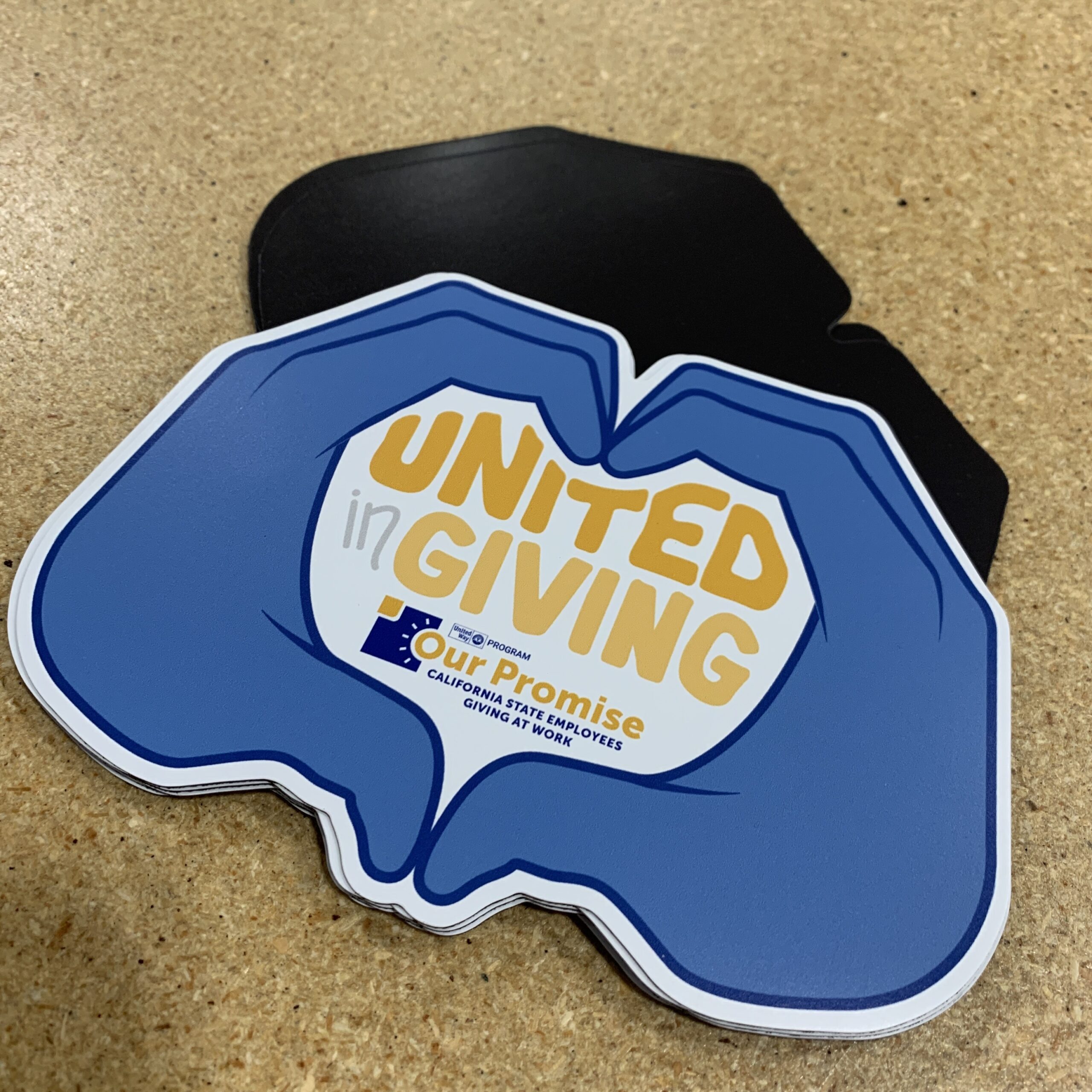 United Way Die Cut Fridge Magnets